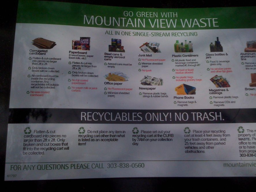 Switching from EDS Waste to Mountain View Waste This is Evergreen